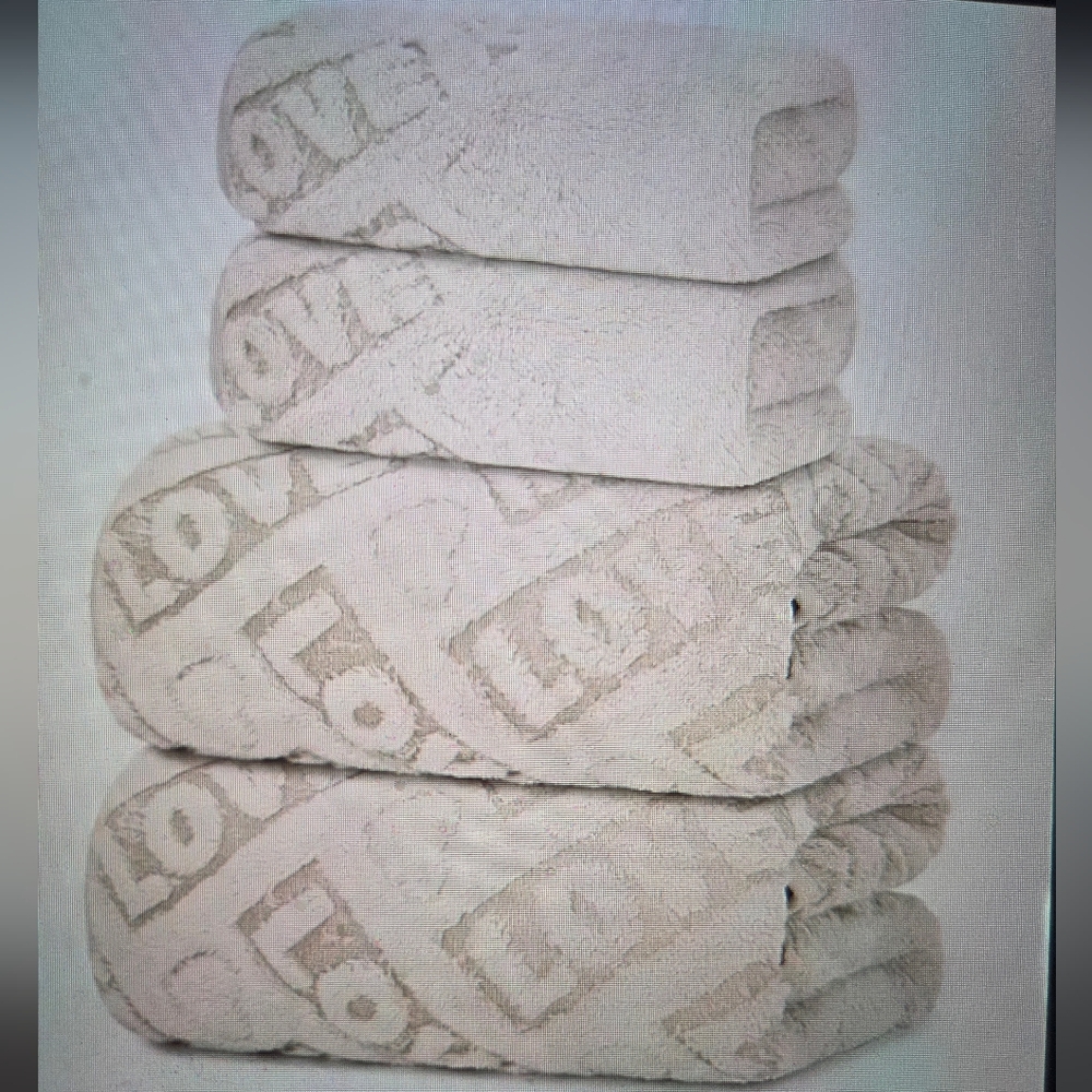 Textured Luxurious Ultra Absorbent Soft Bath Towel Set NEW
